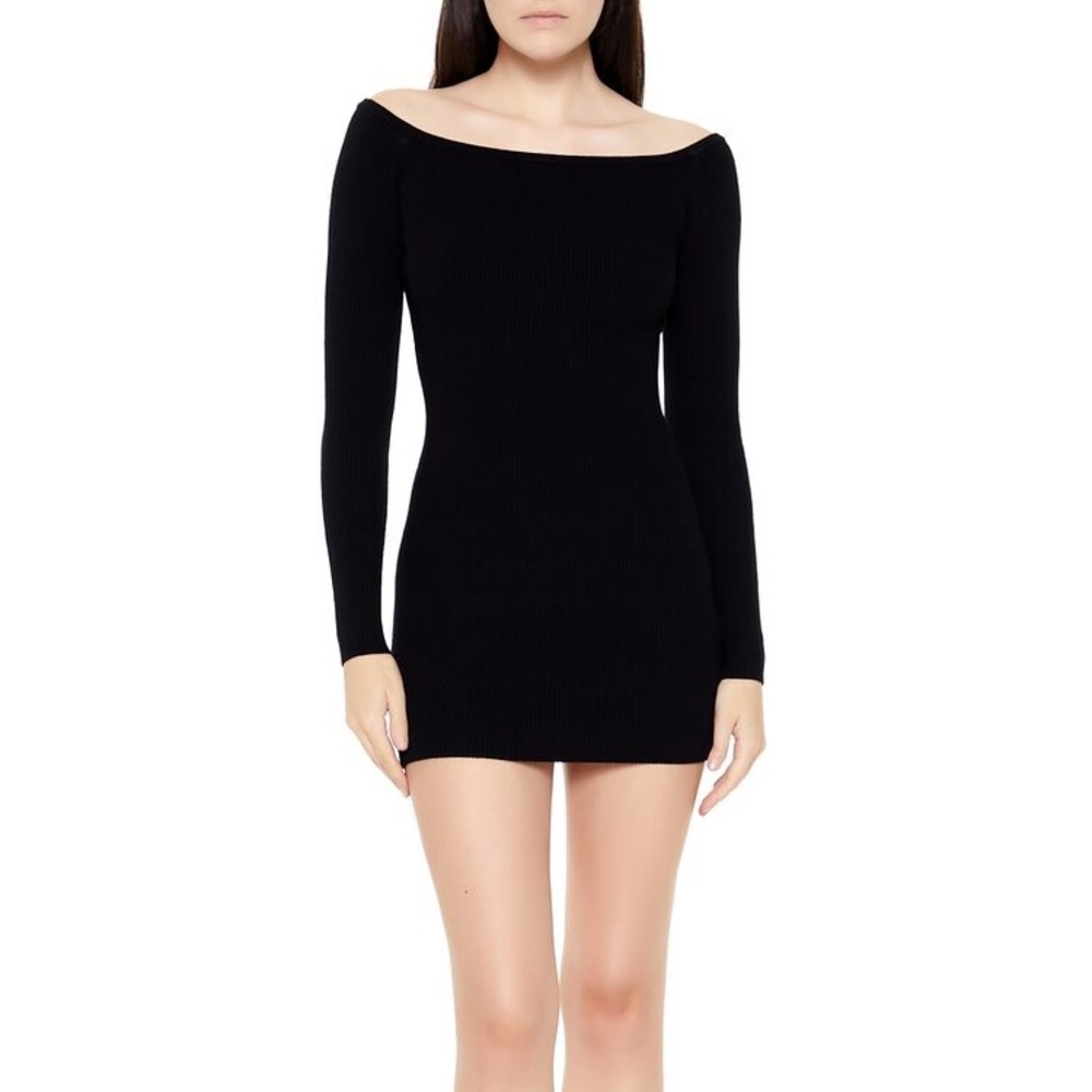 FOREVER 21 Off The Shoulder Mini Dress Size Medium